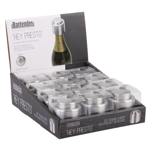 Stainless Steel Champagne Stopper (Cdu 12)