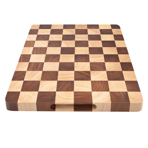 Chequered End Grain Cutting Board 40x30x2.5cm
