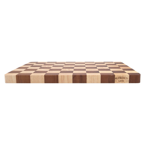 Chequered End Grain Cutting Board 40x30x2.5cm