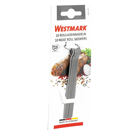 Stainless Steel Swiss Roll Needles 10 Piece