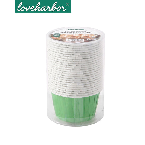 Loveharbor White Muffin Paper Cup