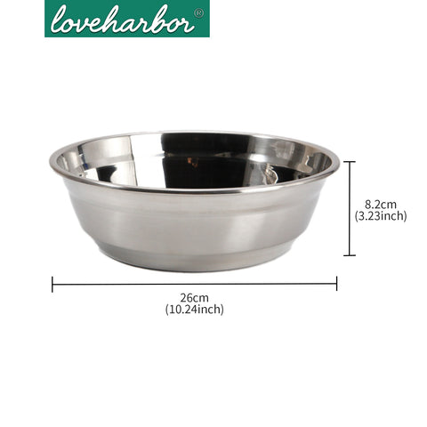 Loveharbor 18/8 Stainless Steel Mixing Bowl