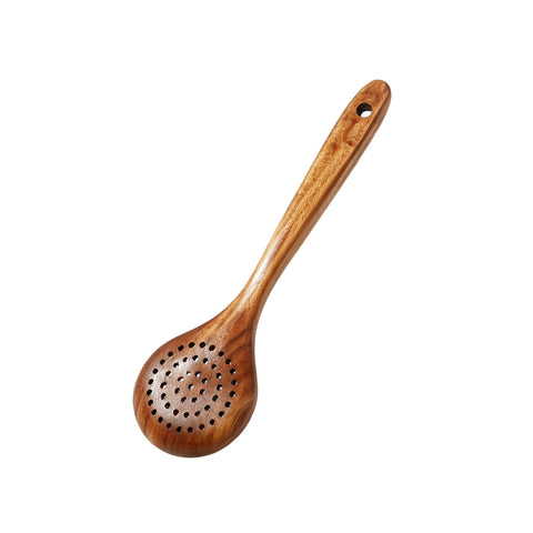 Loveharbor Wooden Slotted Spoon