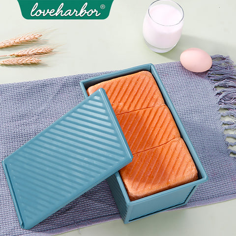 Loveharbor Green Earth Non-Stick Covered Loaf Pan
