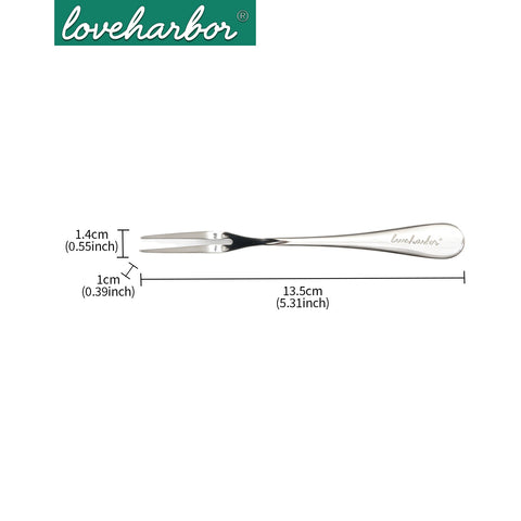 Loveharbor Stainless Steel Fruit Fork