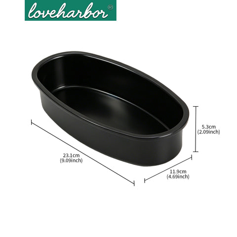 Loveharbor Non-Stick Oval Cheese Cake Pan