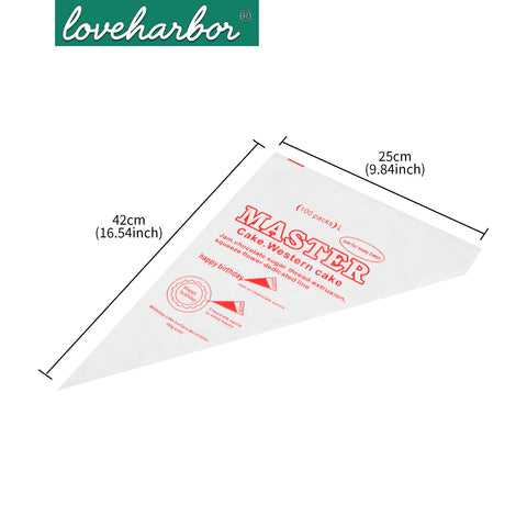 Disposable Piping Bag 100 Pieces