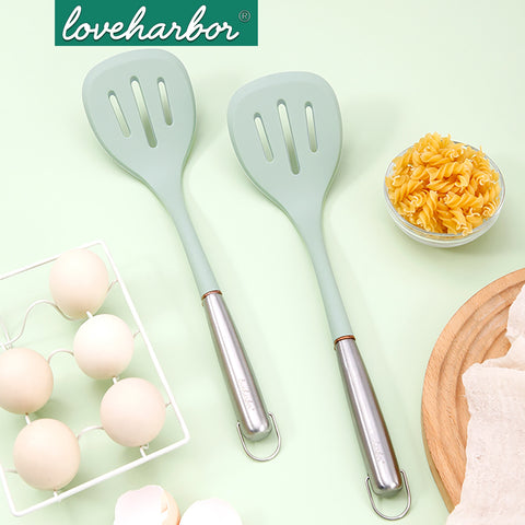 Loveharbor Premium Silicone Slotted Spatula