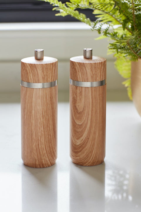 Beech Salt & Pepper Mill 17cm
