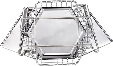 Captain Stag Stainless Steel Tabletop Grill