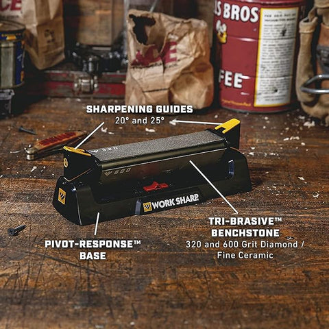 400/800 Grit Benchstone Knife Sharpener