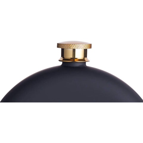 Hip Flask Soft Touch Stainless Steel 350ml - Black