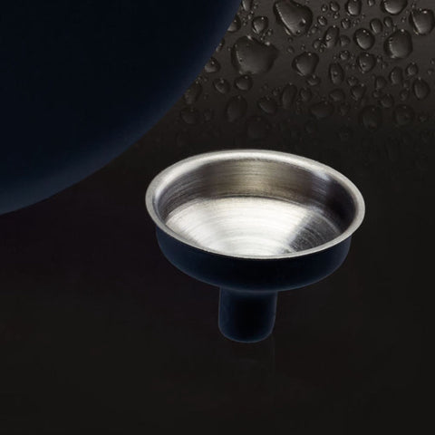 Hip Flask Soft Touch Stainless Steel 350ml - Black