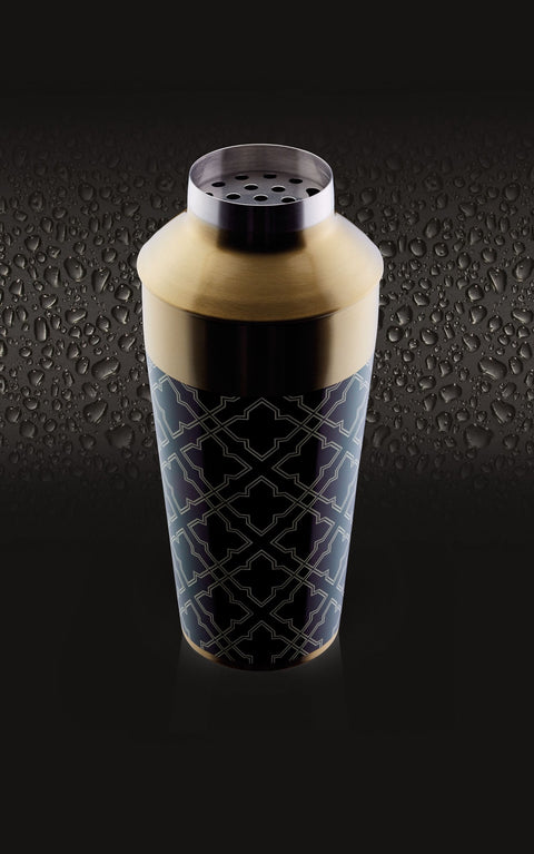 Art Deco Cocktail Shaker Stainless Steel 650ml