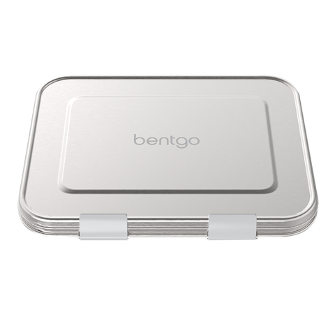 Kid's Stainless Steel Leak-Resistant Bento Lunch Box - Silver