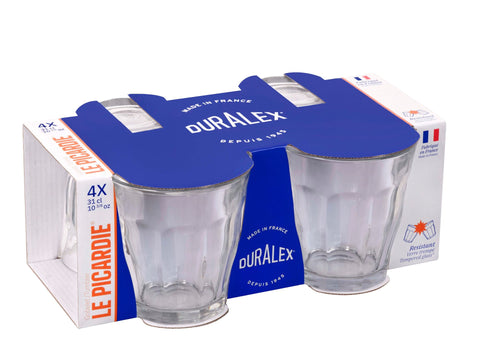 Picardie Clear Tumbler 250ml Set of 4
