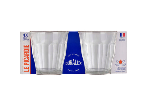 Picardie Clear Tumbler 250ml Set of 4