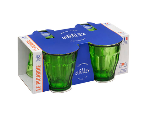 Picardie Green Tumbler 250ml Set of 4