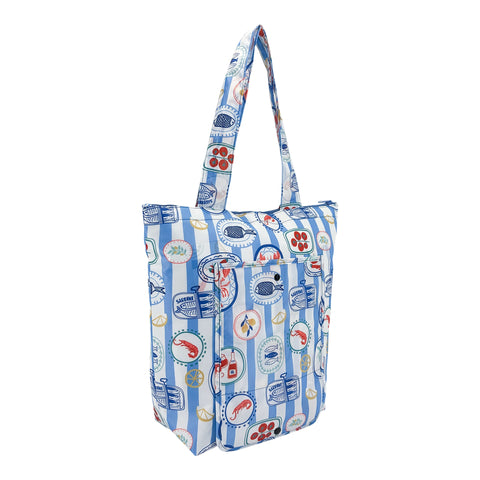 Insulated Folding Market Tote Assorted