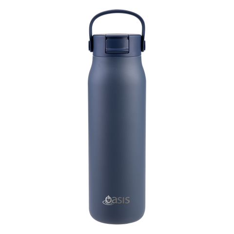 Ceramic Lined Stainless Steel Double Wall Insulated 'Sorrento' Sipper Bottle 900ml