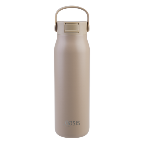 Ceramic Lined Stainless Steel Double Wall Insulated 'Sorrento' Sipper Bottle 900ml