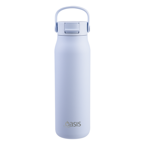 Ceramic Lined Stainless Steel Double Wall Insulated 'Sorrento' Sipper Bottle 900ml