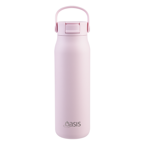 Ceramic Lined Stainless Steel Double Wall Insulated 'Sorrento' Sipper Bottle 900ml