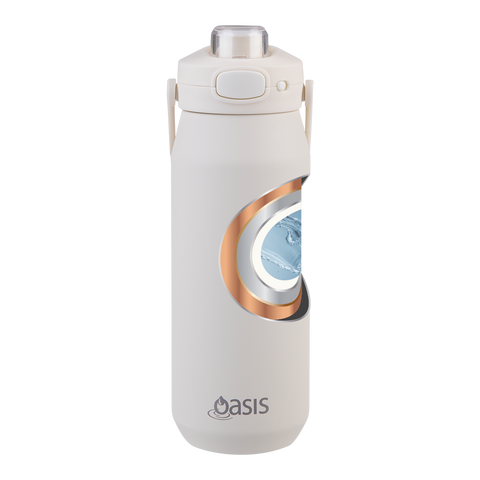 Ceramic Lined Stainless Steel Triple Wall Insulated 'Capri' Drink Bottle W/ Quick Release Lid 750ml
