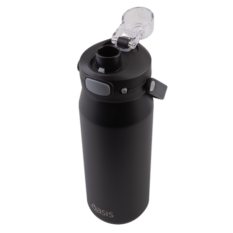 Ceramic Lined Stainless Steel Triple Wall Insulated 'Capri' Drink Bottle W/ Quick Release Lid 750ml