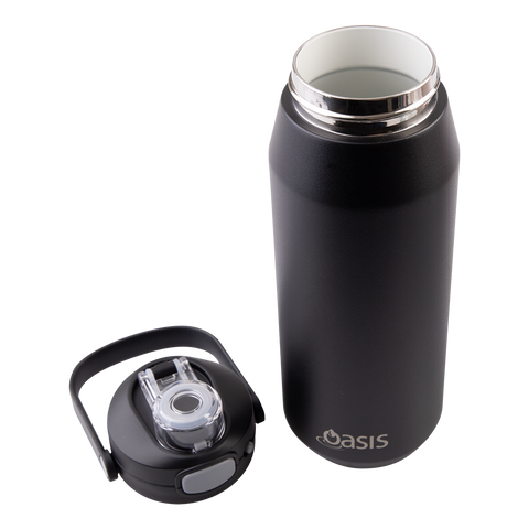 Ceramic Lined Stainless Steel Triple Wall Insulated 'Capri' Drink Bottle W/ Quick Release Lid 750ml