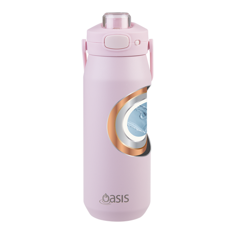 Ceramic Lined Stainless Steel Triple Wall Insulated 'Capri' Drink Bottle W/ Quick Release Lid 750ml