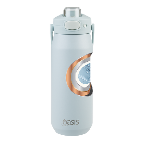 Ceramic Lined Stainless Steel Triple Wall Insulated 'Capri' Drink Bottle W/ Quick Release Lid 750ml