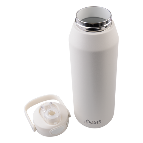 Ceramic Lined Stainless Steel Triple Wall Insulated 'Capri' Drink Bottle W/ Quick Release Lid 1l