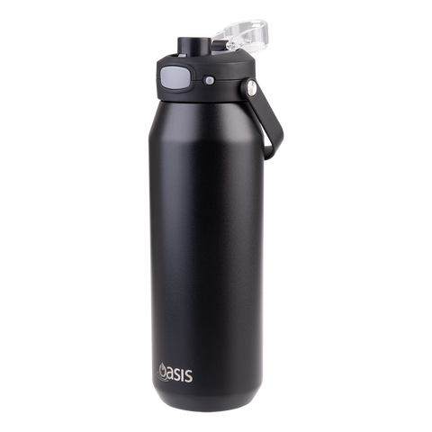 Ceramic Lined Stainless Steel Triple Wall Insulated 'Capri' Drink Bottle W/ Quick Release Lid 1l
