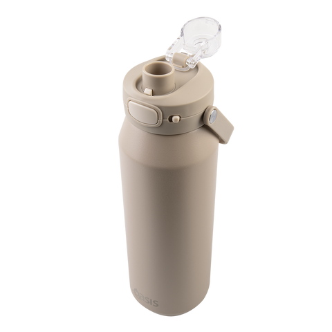 Ceramic Lined Stainless Steel Triple Wall Insulated 'Capri' Drink Bottle W/ Quick Release Lid 1l