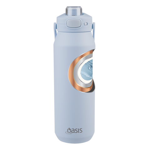 Ceramic Lined Stainless Steel Triple Wall Insulated 'Capri' Drink Bottle W/ Quick Release Lid 1l