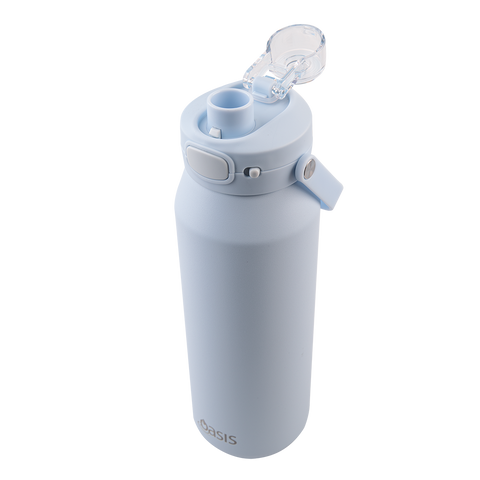 Ceramic Lined Stainless Steel Triple Wall Insulated 'Capri' Drink Bottle W/ Quick Release Lid 1l
