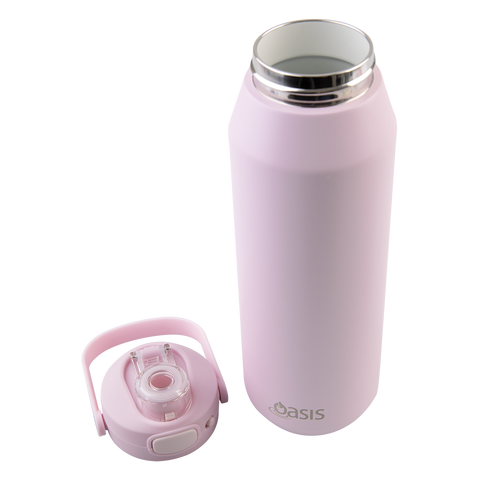 Ceramic Lined Stainless Steel Triple Wall Insulated 'Capri' Drink Bottle W/ Quick Release Lid 1l