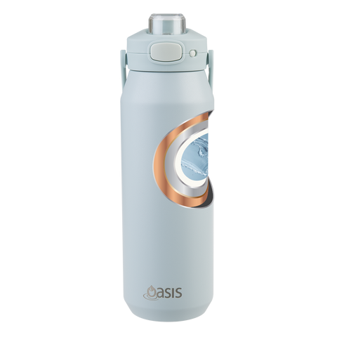 Ceramic Lined Stainless Steel Triple Wall Insulated 'Capri' Drink Bottle W/ Quick Release Lid 1l