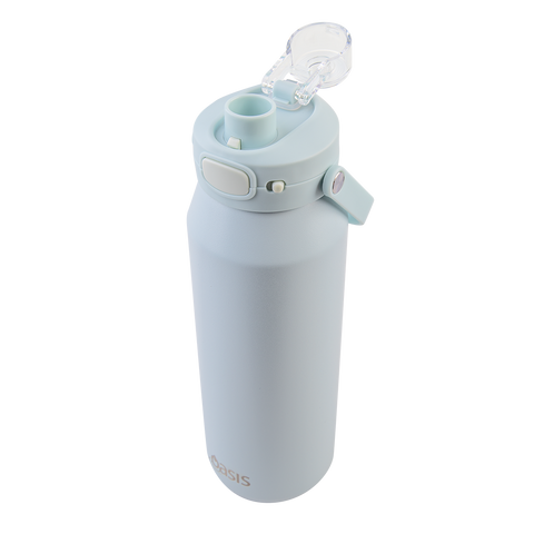Ceramic Lined Stainless Steel Triple Wall Insulated 'Capri' Drink Bottle W/ Quick Release Lid 1l