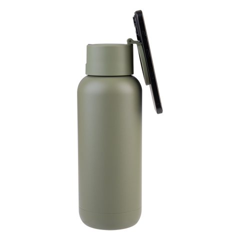 Mag-Grip Ceramic Lined Stainless Steel Triple Wall Insulated 'Moda' Drink Bottle 1l