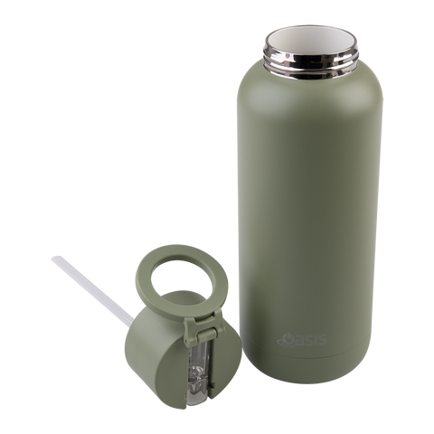 Mag-Grip Ceramic Lined Stainless Steel Triple Wall Insulated 'Moda' Drink Bottle 1l