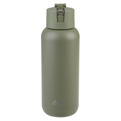 Mag-Grip Ceramic Lined Stainless Steel Triple Wall Insulated 'Moda' Drink Bottle 1l