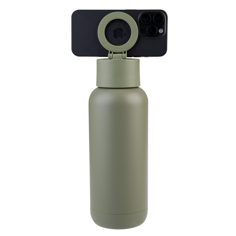 Mag-Grip Ceramic Lined Stainless Steel Triple Wall Insulated 'Moda' Drink Bottle 1l