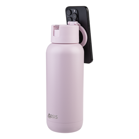 Mag-Grip Ceramic Lined Stainless Steel Triple Wall Insulated 'Moda' Drink Bottle 1l