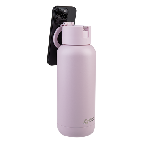 Mag-Grip Ceramic Lined Stainless Steel Triple Wall Insulated 'Moda' Drink Bottle 1l
