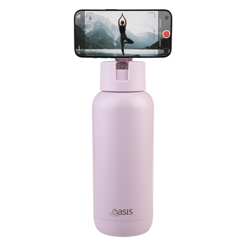 Mag-Grip Ceramic Lined Stainless Steel Triple Wall Insulated 'Moda' Drink Bottle 1l