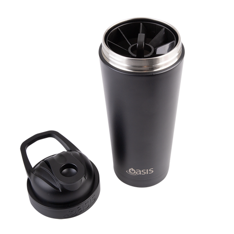 Stainless Steel Double Wall Insulated Protein Shaker 700ml