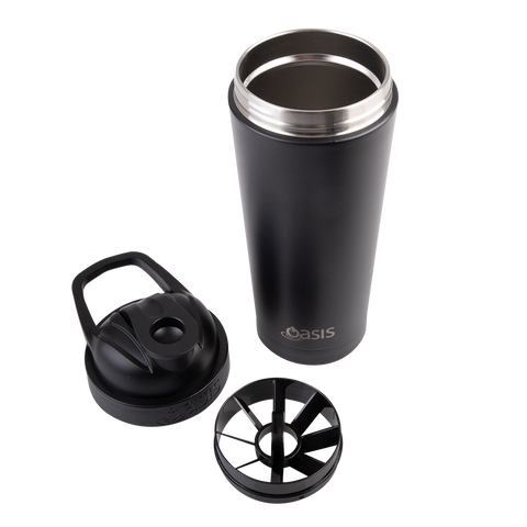 Stainless Steel Double Wall Insulated Protein Shaker 700ml