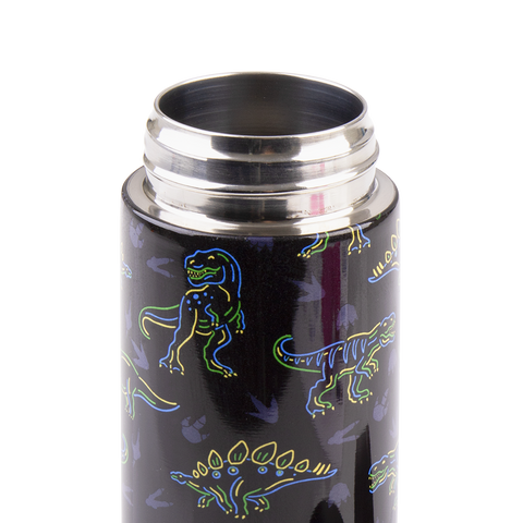 Stainless Steel Double Wall Insulated Kid's Drink Bottle W/ Sipper Straw 550ml